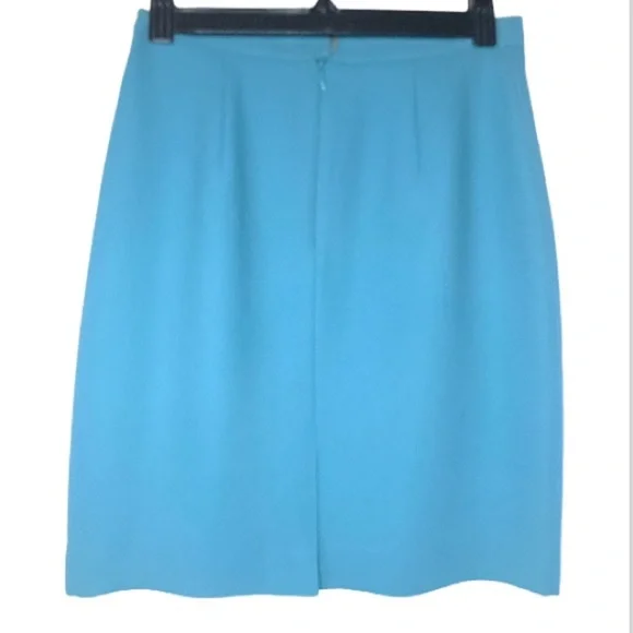 Petite Sophisticate skirt size 4 sea foam green - Picture 2 of 5